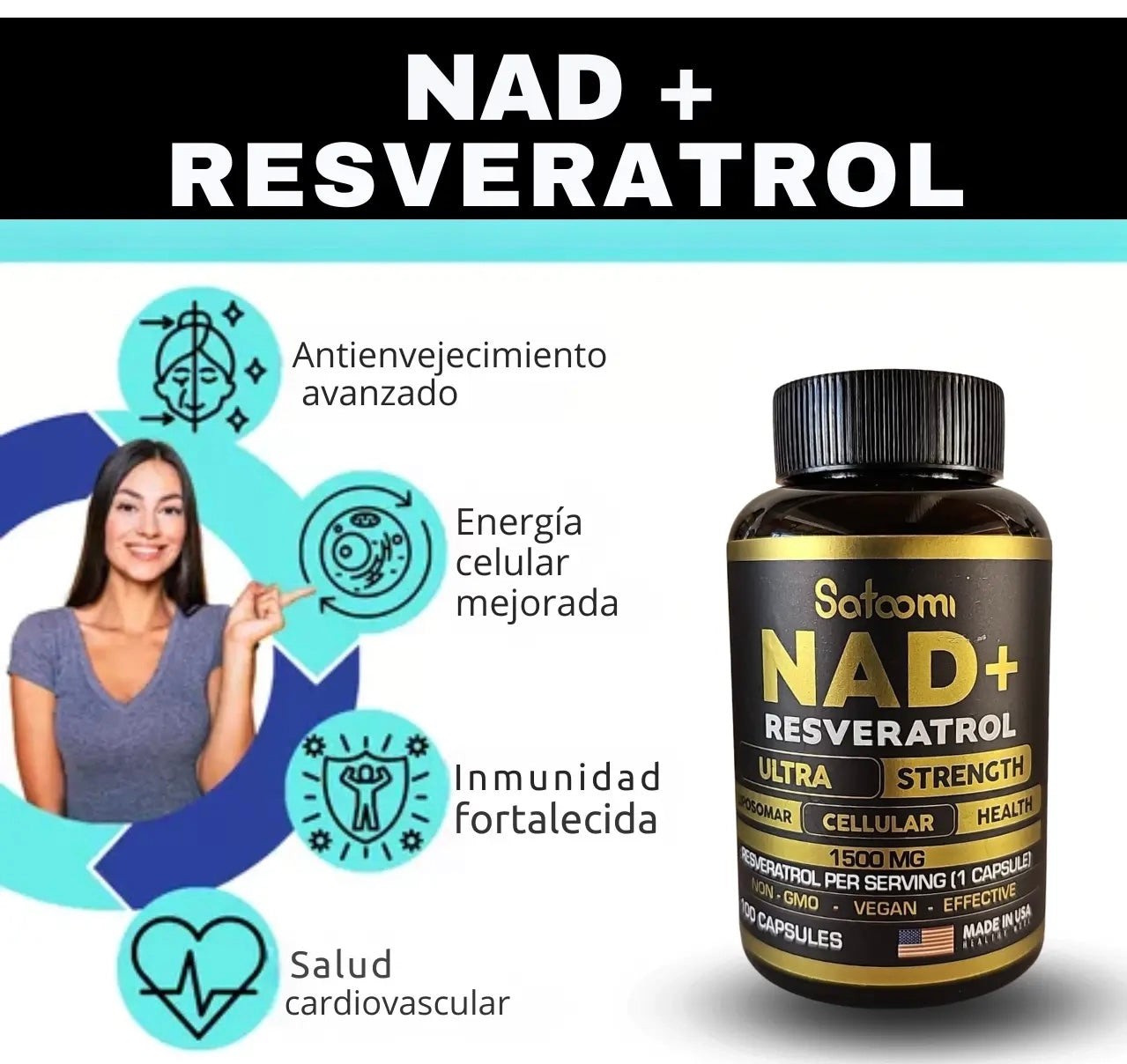CellVita Boost™ Recupera tu energía, protege tus células y vive más plenamente